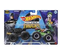 Hot Wheels Monster Trucks Batman vs The Joker, confezione da 2