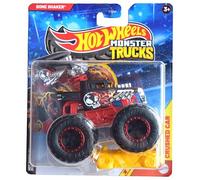 Hot Wheels Monster Trucks Bone Shaker, Monster Trucks Live 7/8 Crushed Car scala 1:64 pressofuso