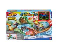 HOT WHEELS MONSTER TRUCKS Color Shifters - set di gioco Mascelle di coccodrillo