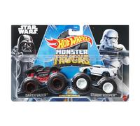 Hot Wheels Monster Trucks Demolition Double - Auto in metallo 1/64 - Darth Vader Vs Stormtrooper