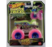Hot Wheels Monster Trucks Glow in the Dark scala 1:64 Trucks (Rodger Dodger)
