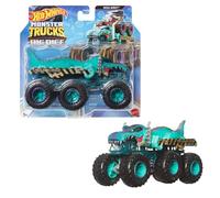 Hot Wheels Monster Trucks - Grandi Tir, camion die-cast in scala 1:64 con 6 ruote, può trasportare o trainare altri veicoli, giocattolo per bambini, 3+ anni, HWN86, Modelli Assortiti
