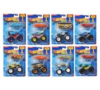 Hot Wheels Monster Trucks GRH81-999S - Set da 8 pezzi con auto bonus, stili assortiti, età 3+