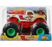 Hot Wheels Monster Trucks HW Pizza Co. - Veicolo pressofuso per feste, scala 1:24, oversize 2026