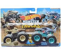 Hot Wheels Monster Trucks Monster Truck- Pack da 2 Veicoli Collezionabili, 3+Anni