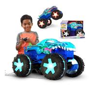 Hot Wheels Monster Trucks Mega-Wrex Alive In Scala 1:15, Veicolo Radiocomandato, Radiocomando Alimentato A Batteria Con Luci E Suoni Interattivi