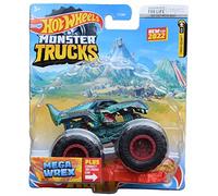 Hot Wheels Monster Trucks Mega Wrex - Plus Connect and Crash Car 50/75 - Crash Squad 3/4