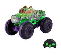 Hot Wheels Monster Trucks Mutant Chaos Veicolo RC Wreckin’ Wolf | Veicolo giocattolo radiocomandato a batteria, in scala 1:15 con pneumatici off-road e impennata, JMM77