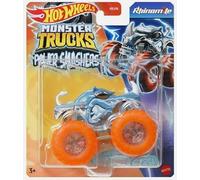 Hot Wheels Monster Trucks Nuovo per 2024 1:64 Scale Power Smashers (Rhinomite)