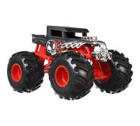 Hot Wheels Monster Trucks Oversized Bone Shaker, camion giocattolo pressofuso in scala 1:24
