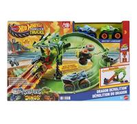 Hot Wheels Monster Trucks Pista Distruzione del Drago