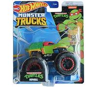 Hot Wheels Monster Trucks Raphael, Teenage Mutant Ninja Turtles Connec e Crash Car