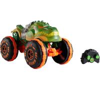 Hot Wheels Monster Trucks Remote-Control Toy Vehicle, 1:15 Scale Rageasaur RC wi