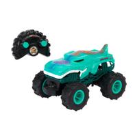 Hot Wheels Monster Trucks - Rhinomite R/C, camion radiocomandato in scala 1:64, pneumatici Grip Action inclusi