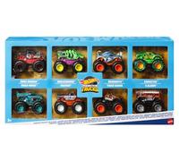 Hot Wheels Monster Trucks - Set da 8 camion die-cast in scala 1:64, con Hero e i personaggi più amati di Monster Trucks Live e della serie YouTube Kids, giocattolo per bambini, 3+ anni, JCW76