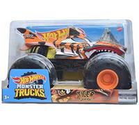 Hot Wheels Monster Trucks Squalo tigre, scala 1:24 pressofuso