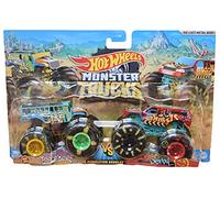 Hot Wheels Monster Trucks Monster Truck- Pack da 2 Veicoli Collezionabili, 3+Anni