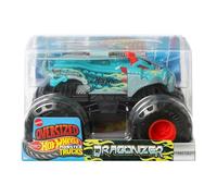 Hot Wheels Monster Trucks Veicolo giocattolo furto Dragon Scala 1:24 per bambini dai 3 anni in poi