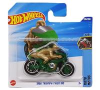 Hot Wheels - Motocicletta 1966 Triumph Tiger 100 - HW Moto 2025 - JBC32 - TH Treasure Hunt - Mattel 2025 - Modello ufficiale Triumph della serie 2025 Moto (235/250) - 1:64