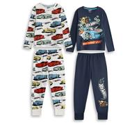 Hot Wheels Multicolore Character Confezione multipla da 2 pigiami a maniche lung