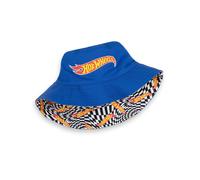 Hot Wheels Multicolore Logo & Checkerboard Reversible Cappello da pescatore Uomi