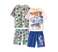 Hot Wheels Multicolore Retro Badges Confezione multipla da 2 pigiami a maniche c