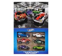 Hot Wheels - Multipack HW Legends, set di 6 auto o camion in scala 1:64 con dettagli premium, decorazioni speciali e status da leggenda, confezione da collezione, 3+ anni, JLB24