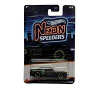 Hot Wheels Neon Speeders 15 Dodge Challenger SRT Hellcat, nero/verde, 6/8