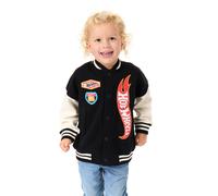 Hot Wheels Nero Turbo Charged Giacca Varsity Ragazzi