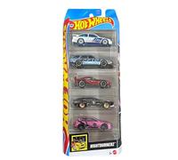 Hot Wheels Nightburnerz Diecast Cars, confezione da 5 pezzi, scala 1:64, Sierra, Maxima, Supra, Veloce, WRX