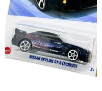 Hot Wheels Nissan Skyline GT-R (BCNR33) [nero], anni '70 VS. anni '90 8/10, 144/250