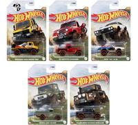 Hot Wheels Off-Road Mud Series 2021 - Set completo di 5 - Collezione scala 1:...