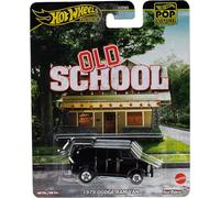 Hot Wheels OLD SCHOOL Modellino Auto 1979 DODGE RAM VAN - Die Cast Scala 1:64 - lunghezza 7cm - HVJ38 - Serie Pop Culture