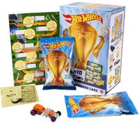 Hot Wheels- Pack Premio con 10 Veicoli a Sorpresa Impacchettati Singolarmente e 10 Adesivi, Giocattolo per Bambini 3+ Anni, GWN97