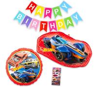 Hot Wheels Palloncini per festa di compleanno per ragazzi - Confezione da 2