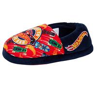 Hot Wheels Pantofole per bambini a forma di macchina da corsa, da infilare sulle scarpe da casa, Multi, 27 EU