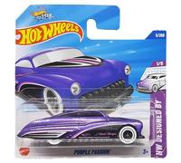Hot Wheels Passion Purple - HW Designed by 1/5 - HYW63 - Short Card - Nitflex Let's Race - Viola metallizzato - Mattel 2025-1:64