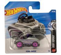 Hot Wheels - Pedal Driver - JJJ77 - Rod Squad 2/10 - Short Card - Argento - Custom Go-Kart Style - Mattel 2026 (118/250) - 1:64
