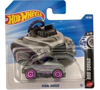 Hot Wheels - Pedal Driver - JJJ77 - Rod Squad 2/10 - Short Card - Argento - Custom Go-Kart Style - Mattel 2026 (118/250) - 1:64