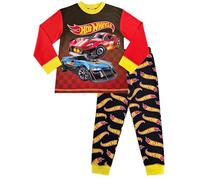 Hot Wheels Pigiama da bambino, motivo: auto da corsa, colore: rosso, Hot Wheels Rosso, 7-8 Years