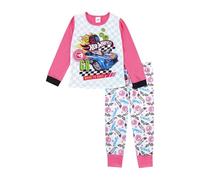 Hot Wheels Pigiama per ragazze | Pigiama lungo per ragazze | Auto Pjs per ragazze | Regali auto regalo ufficiale Merchandise -, rosa, 6-7 Years