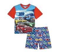 Hot Wheels Pigiama per Ragazzi Auto Pjs Set, Regali Auto per Ragazzi, Rosso, 6-7 Years
