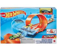 Hot Wheels -Pista Acrobazie nel Loop con Lanciatore Doppio