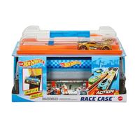 Hot Wheels - Pista e Box per Veicoli Collegabile ad Altre Piste,
