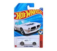Hot Wheels Pontiac Firebird '73 (JBB41) - Muscle Mania 8/10 Bianco con Cofano Firebird Scala 1:64 GM Licenza 2025