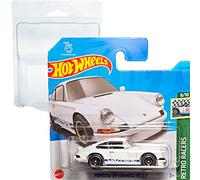 Hot Wheels Porsche 911 Carrera Bianco RS 2.7 Retro Racers 8/10 (125/250) HKG42 Short Card Mattel 2023 + Blister & Card Protector Pack Friki Monkey