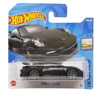 Hot Wheels - Porsche 911 GT3 - Factory Fresh 10/10 - HCX85 - Short Card - Nero opaco - Mattel 2022
