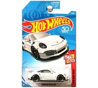 Hot Wheels Porsche 911 GT3 RS 47/365 2018 50° Anniversario Allora E Adesso, Bianco
