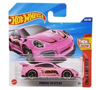 Hot Wheels - Porsche 911 GT3 RS - Then and Now 8/10 - JBB35 - Short Card - Rosa - Mattel 2025 - 1:64