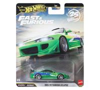Hot Wheels - Premium - 1995 Mitsubishi Eclipse - JHW68 - HNW46 - Fast & Furious 1/5 - Real Riders - Premium Card - Verde - Modello licenza ufficiale - Mattel 2026 - 1:64